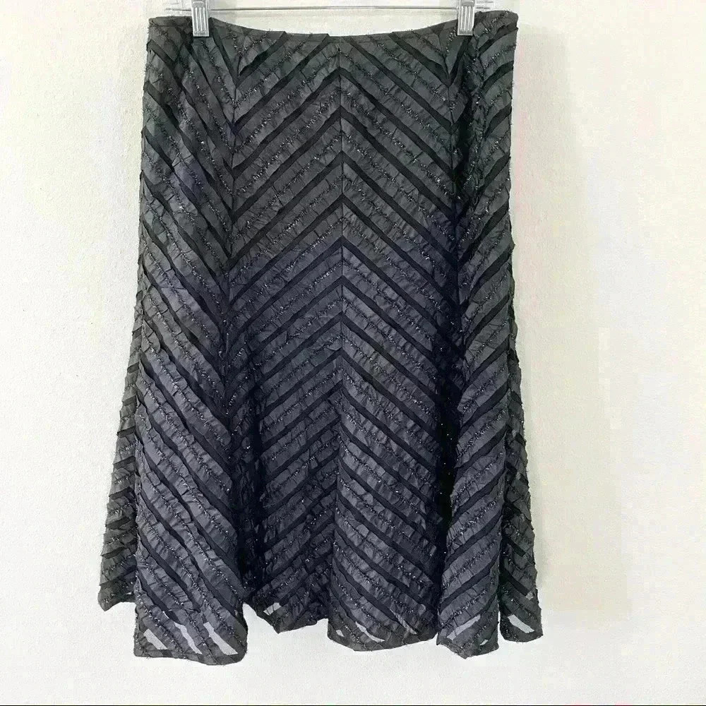 Frascara by Baker Fashions black midi cocktail skirt